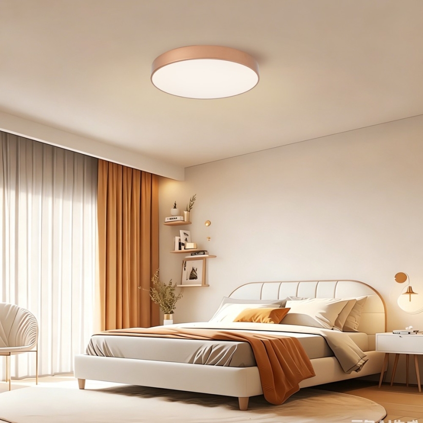 Brilagi - LED Stmívatelné stropní svítidlo POOL LED/60W/230V 3000-6000K pr. 50 cm bronzová + dálkové ovládání