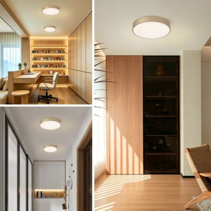 BRILAGI - LED Stmívatelné stropní svítidlo POOL LED/48W/230V 3000-6000K pr. 40 cm zlatá + dálkové ovládání