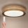 Brilagi - LED Stmívatelné stropní svítidlo COCI LED/48W/230V 3000-6500K pr. 39 cm dekor dřeva/černá + dálkové ovládání