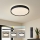Brilagi - LED Stmívatelné stropní svítidlo CORVO LED/54W/230V 3000-6000K černá pr. 40 cm + dálkové ovládání