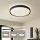 Brilagi - LED Stmívatelné stropní svítidlo CORVO LED/72W/230V 3000-6000K černá pr. 50 cm + dálkové ovládání