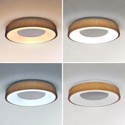 Brilagi - LED Stmívatelné stropní svítidlo DORIA LED/48W/230V 3000-6500K pr. 39 cm + dálkové ovládání