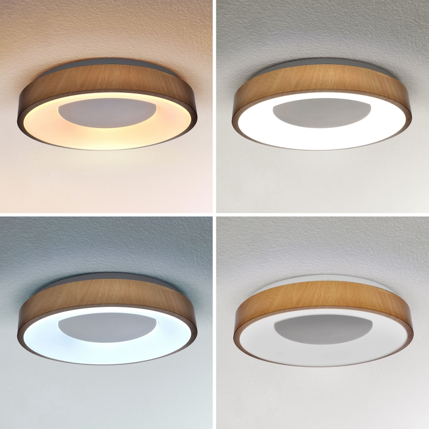 Brilagi - LED Stmívatelné stropní svítidlo DORIA LED/48W/230V 3000-6500K pr. 39 cm + dálkové ovládání