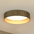 Brilagi - LED Stmívatelné stropní svítidlo DOVER SHINE LED/24W/230V pr. 60 cm 3000/4000/6500K šedá/krémová + dálkové ovládání