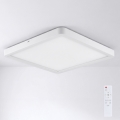 Brilagi - LED Stmívatelné stropní svítidlo ESTELA SQUARE LED/36W/230V 3000-6500K 31x31 cm bílá + dálkové ovládání