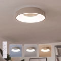 BRILAGI - LED Stmívatelné stropní svítidlo FALCON II LED/67W/230V 3000-6500K pr. 40 cm bílá/béžová + dálkové ovládání