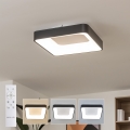 BRILAGI - LED Stmívatelné stropní svítidlo FALCON II LED/80W/230V 3000-6500K 40x40 cm černá + dálkové ovládání