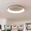 BRILAGI - LED Stmívatelné stropní svítidlo FALCON II LED/99W/230V 3000-6500K pr. 60 cm béžová + dálkové ovládání