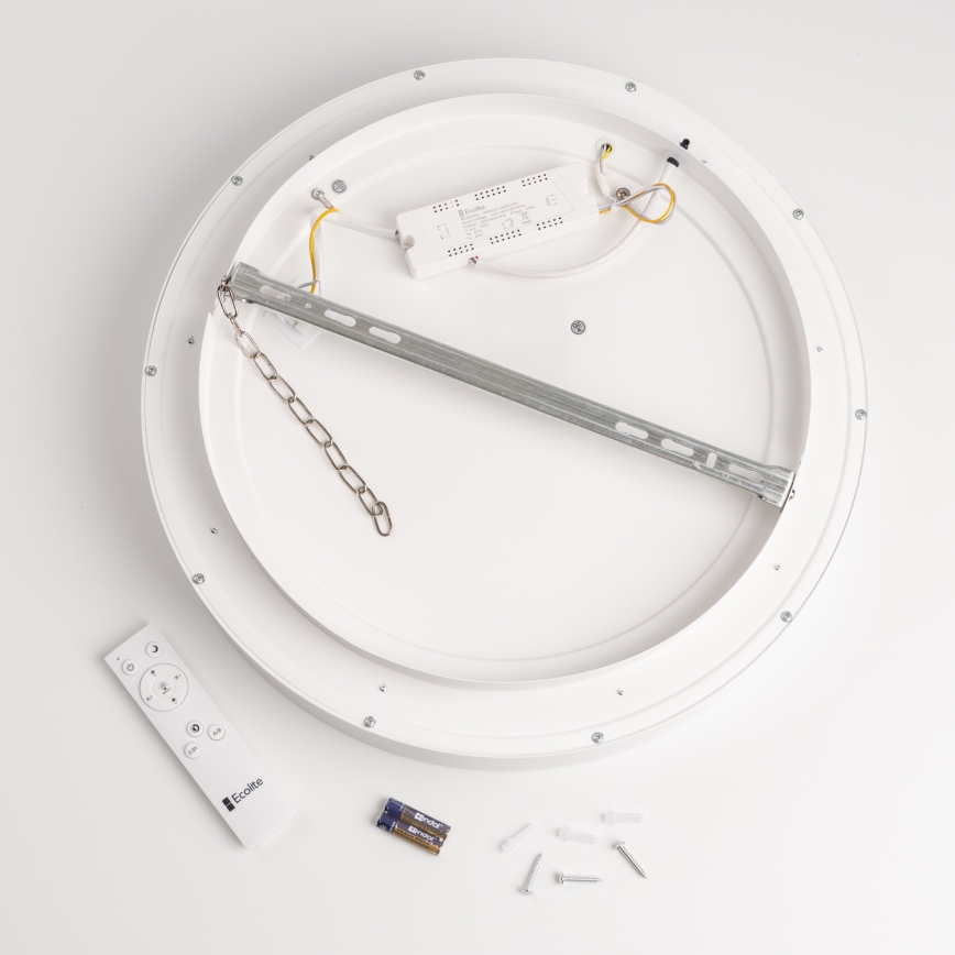 Brilagi - LED Stmívatelné stropní svítidlo FALCON LED/40W/230V 3000-6500K pr. 45 cm bílá + dálkové ovládání