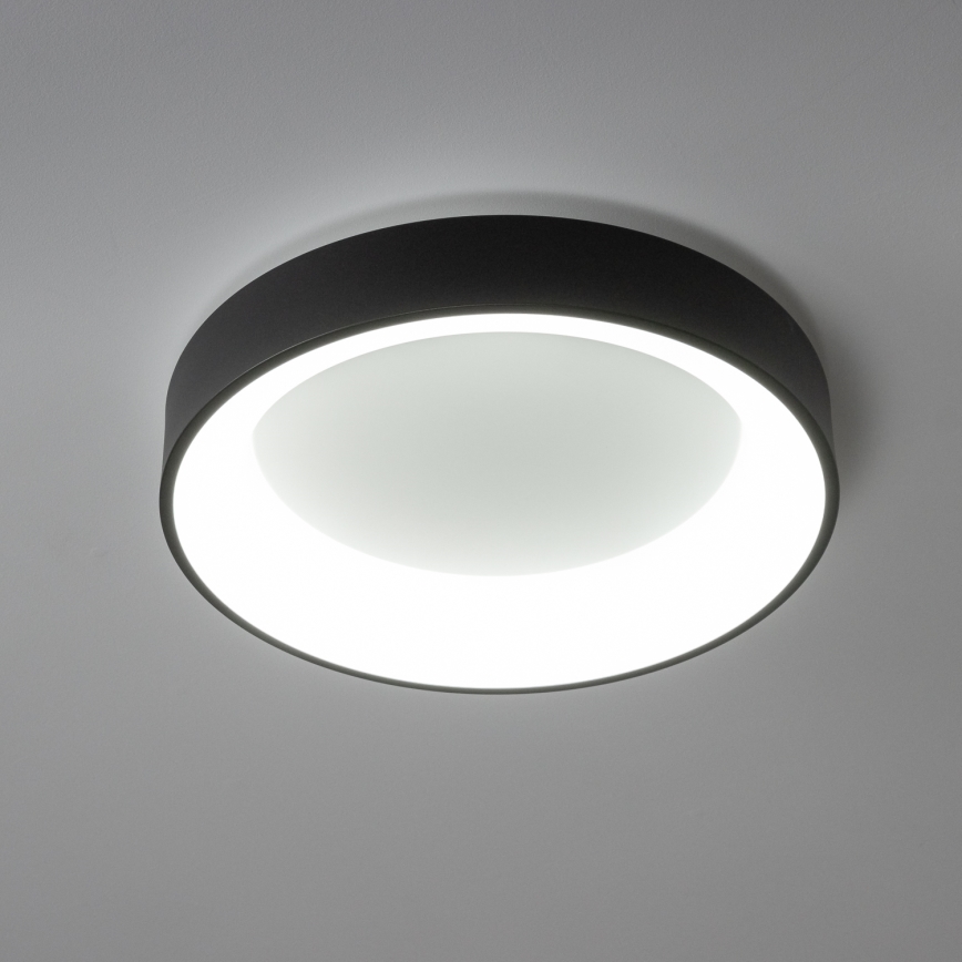 Brilagi - LED Stmívatelné stropní svítidlo FALCON LED/80W/230V 3000-6500K pr. 60 cm černá + dálkové ovládání