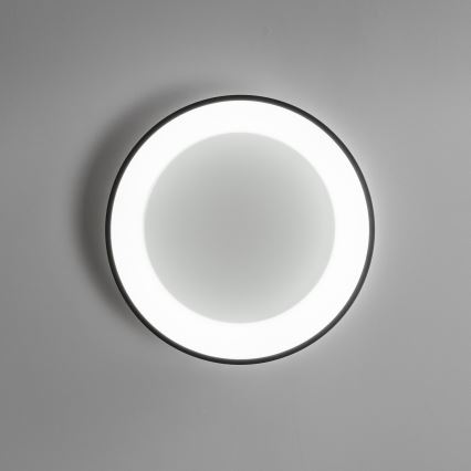 Brilagi - LED Stmívatelné stropní svítidlo FALCON LED/80W/230V 3000-6500K pr. 60 cm černá + dálkové ovládání