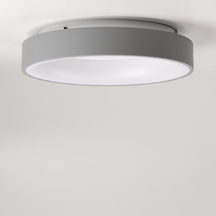 Brilagi - LED Stmívatelné stropní svítidlo FALCON LED/80W/230V 3000-6500K pr. 60 cm šedá + dálkové ovládání