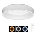 Brilagi - LED Stmívatelné stropní svítidlo FALCON LED/80W/230V 3000-6500K pr. 60 cm bílá + dálkové ovládání