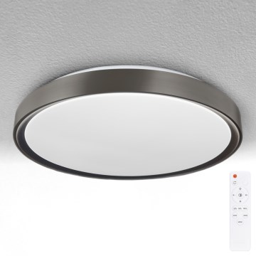 Brilagi - LED Stmívatelné stropní svítidlo FANCIA LED/48W/230V 3000-6500K pr. 39 cm antracit + dálkové ovládání