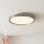 Brilagi - LED Stmívatelné stropní svítidlo FANCIA LED/48W/230V 3000-6500K pr. 39 cm stříbrná + dálkové ovládání