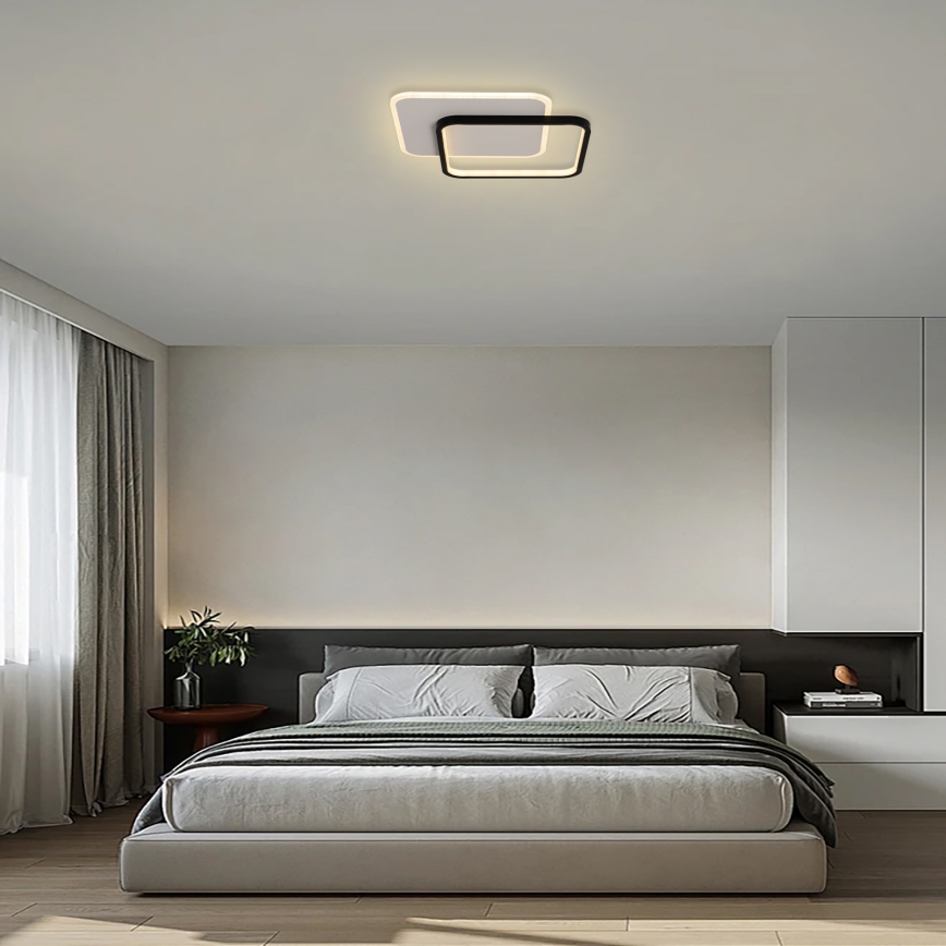 Brilagi - LED Stmívatelné stropní svítidlo FLARE LED/43W/230V 39,5x45 cm 3000/4000/6000K + dálkové ovládání