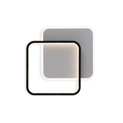 Brilagi - LED Stmívatelné stropní svítidlo FLARE LED/43W/230V 3000-6000K 39,5x45 cm bílá/černá + dálkové ovládání