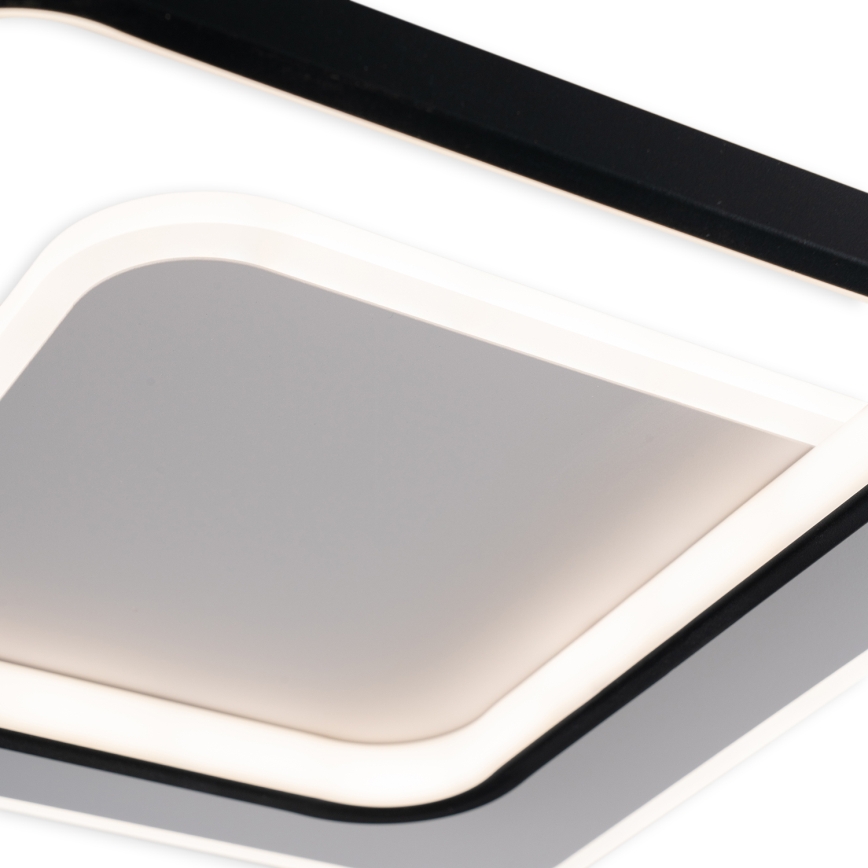 Brilagi - LED Stmívatelné stropní svítidlo FLARE LED/43W/230V 3000-6000K 39,5x45 cm bílá/černá + dálkové ovládání