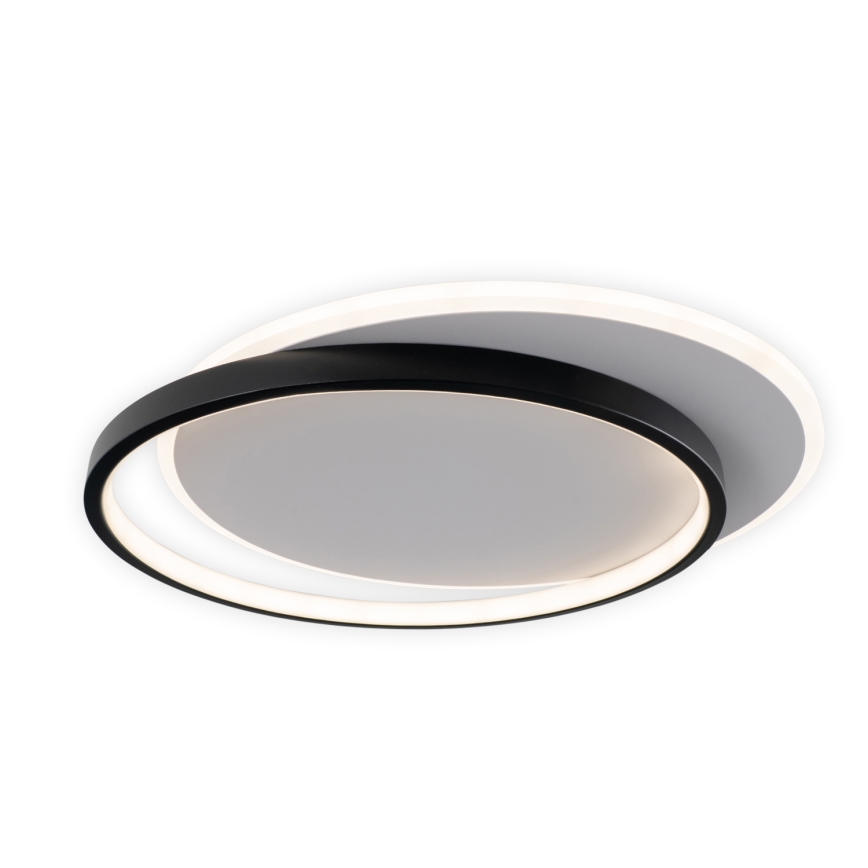Brilagi - LED Stmívatelné stropní svítidlo FLARE LED/48W/230V 3000-6000K 39,5x45 cm bílá/černá + dálkové ovládání