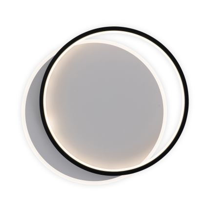 Brilagi - LED Stmívatelné stropní svítidlo FLARE LED/48W/230V 3000-6000K 39,5x45 cm bílá/černá + dálkové ovládání