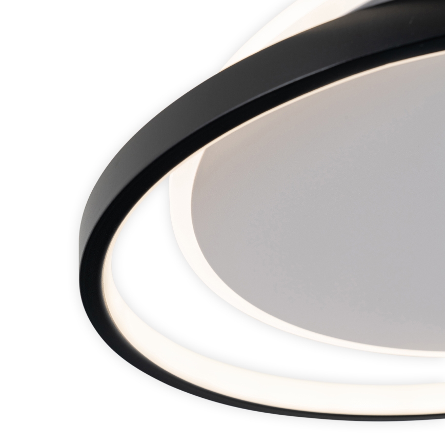 Brilagi - LED Stmívatelné stropní svítidlo FLARE LED/48W/230V 3000-6000K 39,5x45 cm bílá/černá + dálkové ovládání