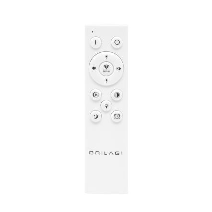 Brilagi - LED Stmívatelné stropní svítidlo FLARE LED/48W/230V 3000-6000K 39,5x45 cm bílá/černá + dálkové ovládání