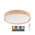 Brilagi - LED Stmívatelné stropní svítidlo FLARE LED/48W/230V 39,5x45 cm 3000/4000/6000K + dálkové ovládání