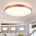 BRILAGI - LED Stmívatelné stropní svítidlo GLASS POOL DOUBLE LED/80W/230V pr. 60 cm měděná + dálkové ovládání