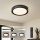 Brilagi - LED Stmívatelné stropní svítidlo KREON LED/54W/230V 3000-6000K černá pr. 38 cm + dálkové ovládání