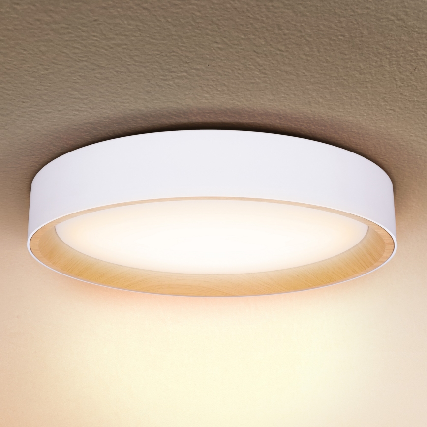 Brilagi - LED Stmívatelné stropní svítidlo LARIOS LED/48W/230V 3000-6500K ø 39 cm bílá + dálkové ovládání