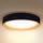 Brilagi - LED Stmívatelné stropní svítidlo LARIOS LED/60W/230V 3000-6500K pr. 49 cm černá + dálkové ovládání