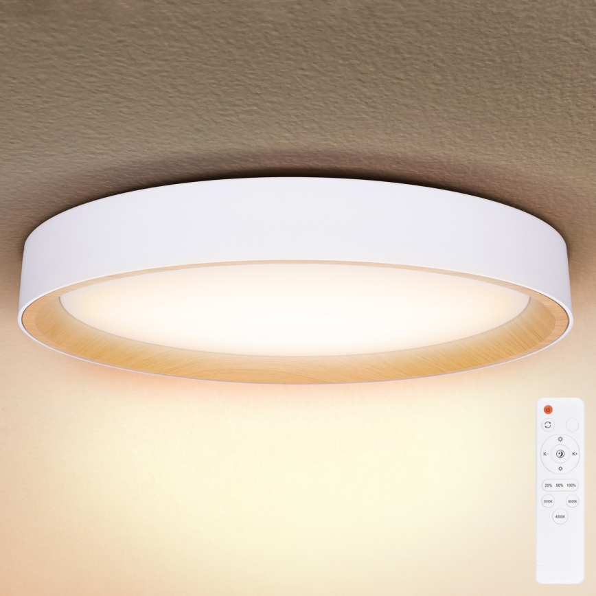 Brilagi - LED Stmívatelné stropní svítidlo LARIOS LED/72W/230V 3000-6500K bílá pr. 59 cm + dálkové ovládání