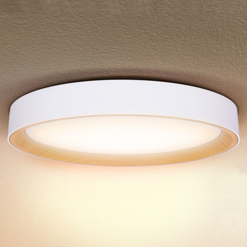 Brilagi - LED Stmívatelné stropní svítidlo LARIOS LED/72W/230V bílá pr. 59 cm + dálkové ovládání