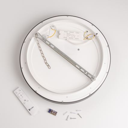 Brilagi - LED Stmívatelné stropní svítidlo FALCON LED/40W/230V 3000-6500K pr. 45 cm černá + dálkové ovládání