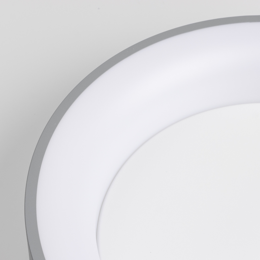 Brilagi - LED Stmívatelné stropní svítidlo FALCON LED/40W/230V 3000-6500K pr. 45 cm šedá + dálkové ovládání