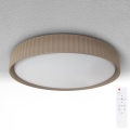 Brilagi - LED Stmívatelné stropní svítidlo LUCIA LED/48W/230V 3000-6500K pr. 41 cm hnědá + dálkové ovládání