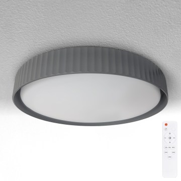Brilagi - LED Stmívatelné stropní svítidlo LUCIA LED/48W/230V 3000-6500K pr. 41 cm šedá + dálkové ovládání