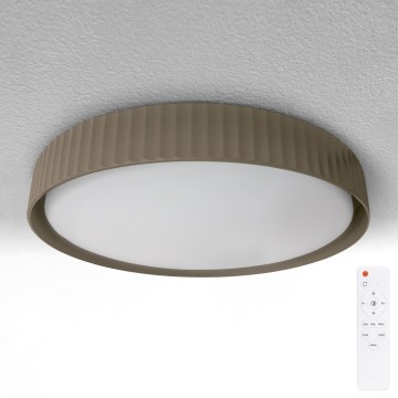 Brilagi - LED Stmívatelné stropní svítidlo LUCIA LED/48W/230V 3000-6500K pr. 41 cm taupe + dálkové ovládání