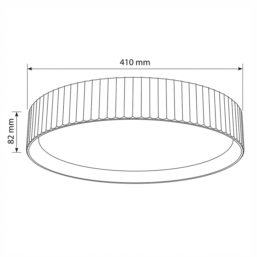 Brilagi - LED Stmívatelné stropní svítidlo LUCIA LED/48W/230V 3000-6500K pr. 41 cm béžová + dálkové ovládání