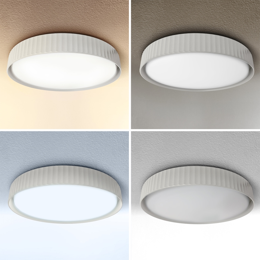 Brilagi - LED Stmívatelné stropní svítidlo LUCIA LED/48W/230V 3000-6500K pr. 41 cm bílá + dálkové ovládání