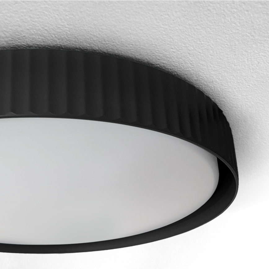 Brilagi - LED Stmívatelné stropní svítidlo LUCIA LED/48W/230V 3000-6500K pr. 41 cm černá + dálkové ovládání
