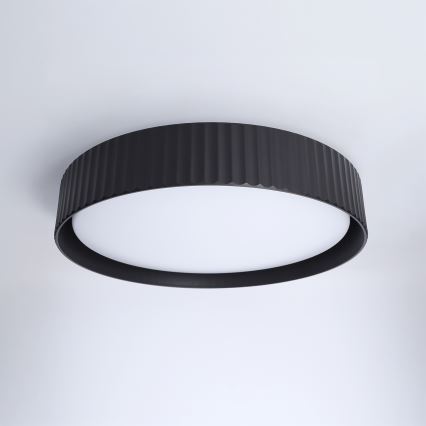 Brilagi - LED Stmívatelné stropní svítidlo LUCIA LED/48W/230V 3000-6500K pr. 41 cm černá + dálkové ovládání