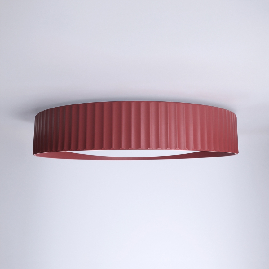 Brilagi - LED Stmívatelné stropní svítidlo LUCIA LED/48W/230V 3000-6500K pr. 41 cm červená + dálkové ovládání