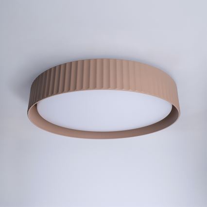Brilagi - LED Stmívatelné stropní svítidlo LUCIA LED/48W/230V 3000-6500K pr. 41 cm hnědá + dálkové ovládání