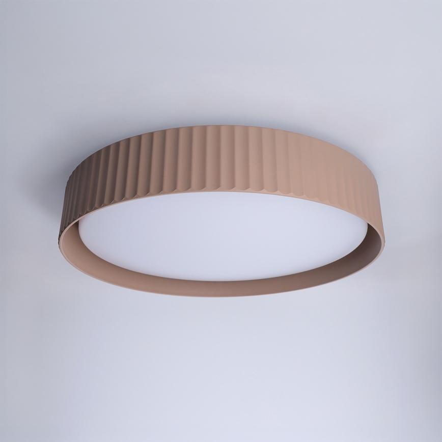 Brilagi - LED Stmívatelné stropní svítidlo LUCIA LED/48W/230V 3000-6500K pr. 41 cm hnědá + dálkové ovládání