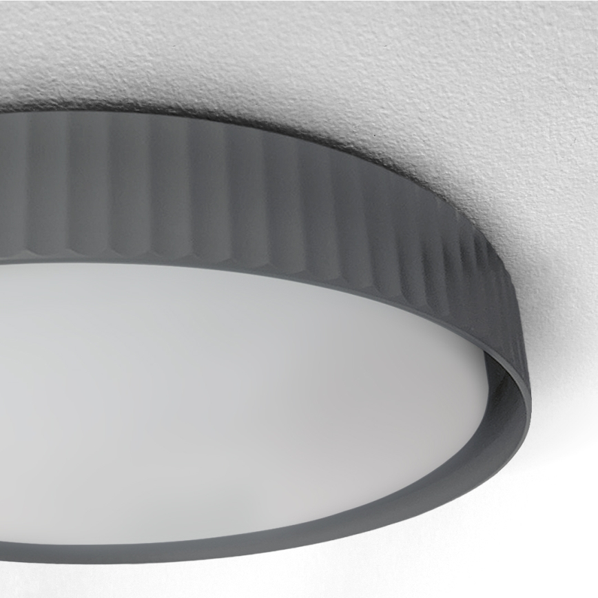 Brilagi - LED Stmívatelné stropní svítidlo LUCIA LED/48W/230V 3000-6500K pr. 41 cm šedá + dálkové ovládání