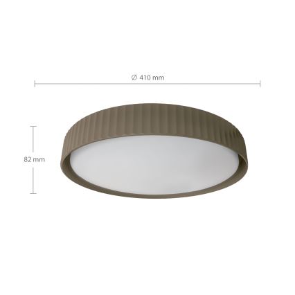 Brilagi - LED Stmívatelné stropní svítidlo LUCIA LED/48W/230V 3000-6500K pr. 41 cm taupe + dálkové ovládání