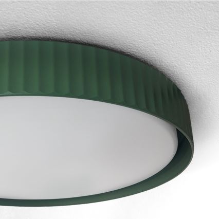 Brilagi - LED Stmívatelné stropní svítidlo LUCIA LED/48W/230V 3000-6500K pr. 41 cm zelená + dálkové ovládání