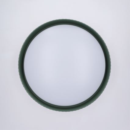Brilagi - LED Stmívatelné stropní svítidlo LUCIA LED/48W/230V 3000-6500K pr. 41 cm zelená + dálkové ovládání