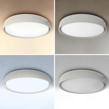 Brilagi - LED Stmívatelné stropní svítidlo LUCIA LED/60W/230V 3000-6500K pr. 59 cm bílá + dálkové ovládání